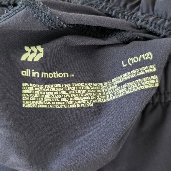 All in Motion Dark Blue Athletic Shorts - Picture 3 of 3